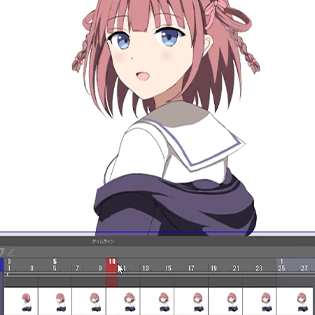 日本アニメーション デジタル作画講座 -事前設定・動画・TP修正-