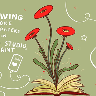 how i draw cute phone wallpapers ☆彡