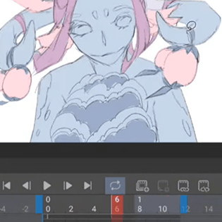 Illustrate and animate character expression