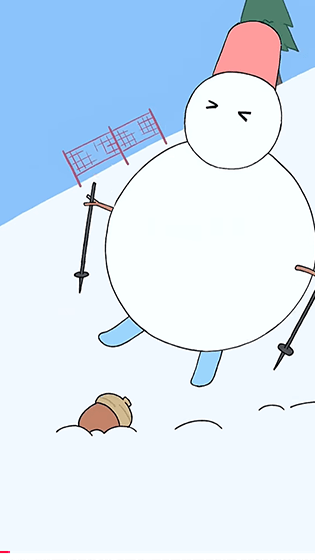 ゆきだるまのアニメを作ろう