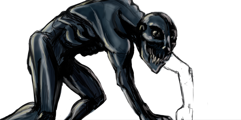 恐ろしい人物 闇の幻想的な生き物 By 1dten Clip Studio Tips