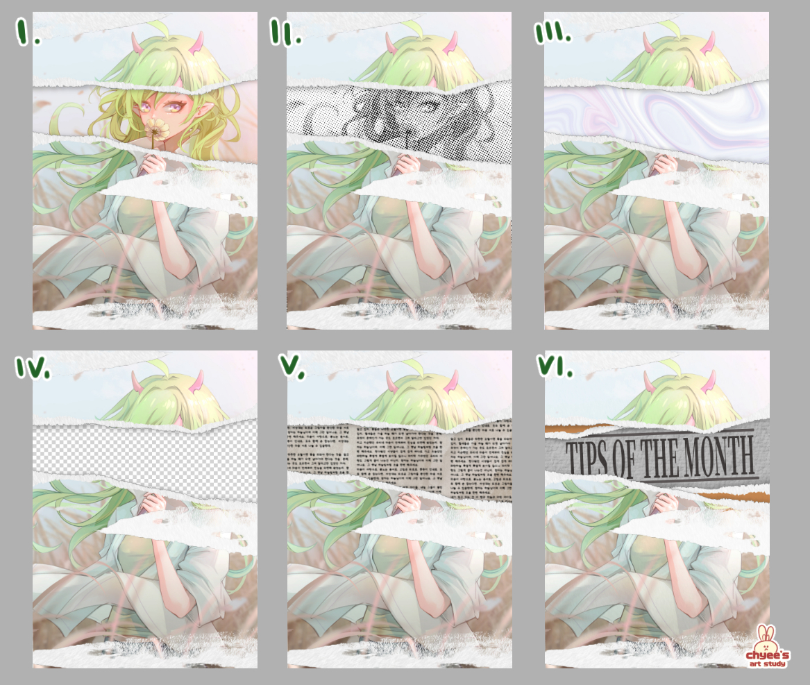 Let's Create a Torn Paper Effect! “「來製作」系列 #5” by CHYEE - Make better ...