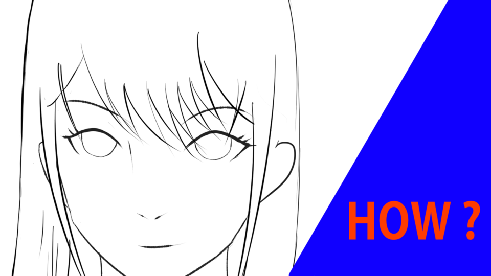 Mini tutorial: How to draw female manga/ anime hair 