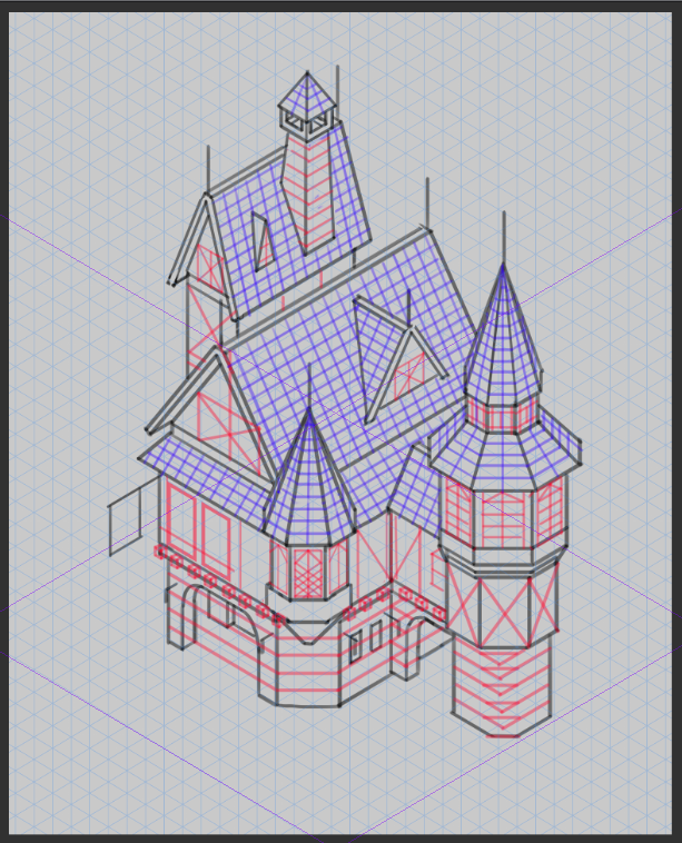 Wie Zeichnet Man Ein Gebaude In Der Isometrischen Ansicht Von Steele2 Clip Studio Tips