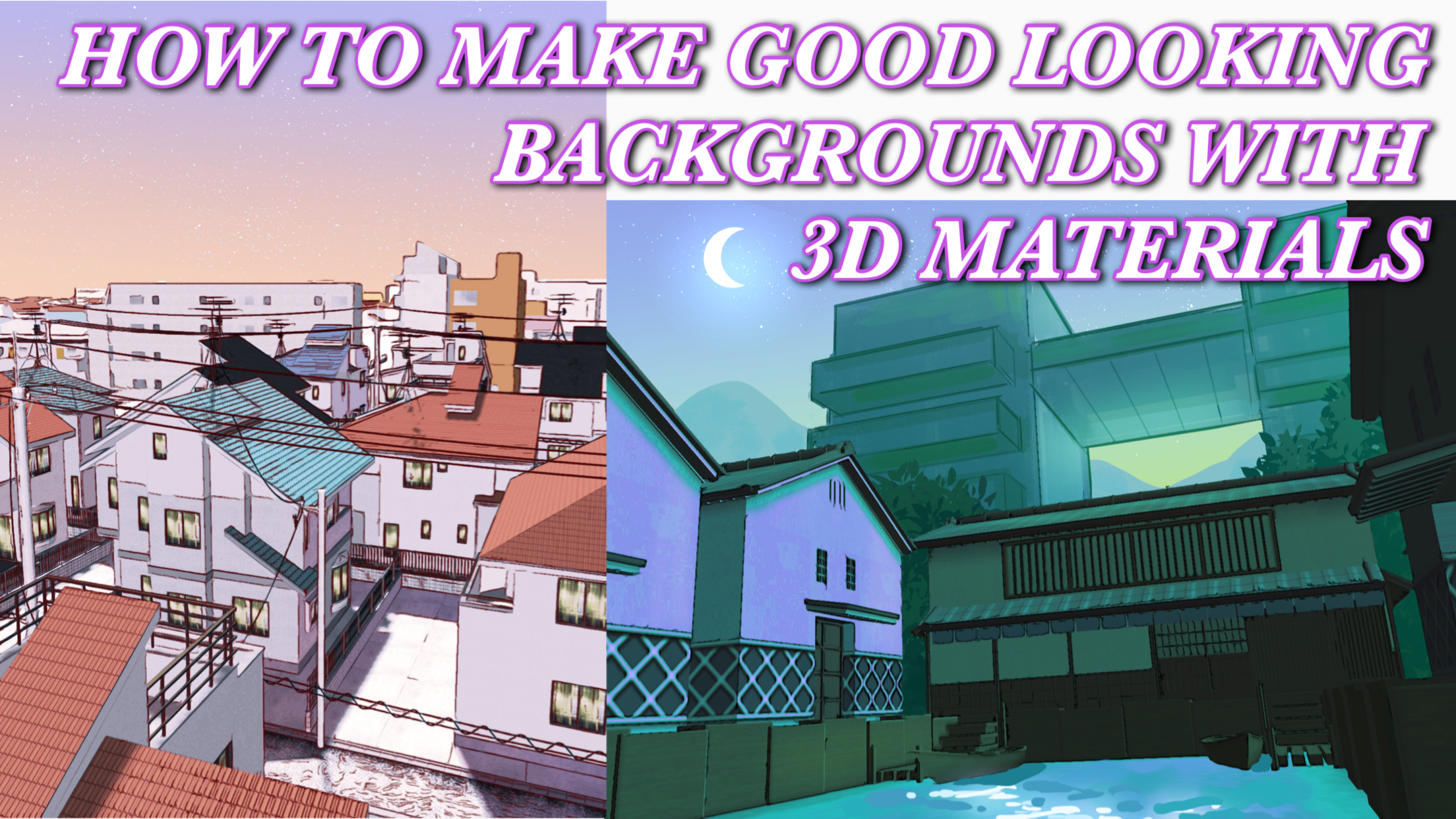 How To Make Good Looking Backgrounds With 3d Materials By Alyek Clip Studio Tips