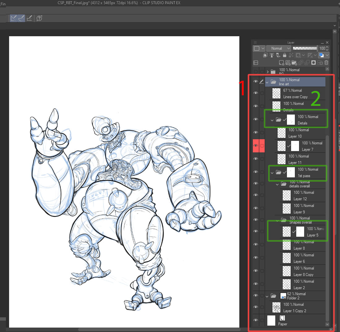 Cspでのヒューマノイドホバーライダーロボットの設計 By Alex Garmash Clip Studio Tips