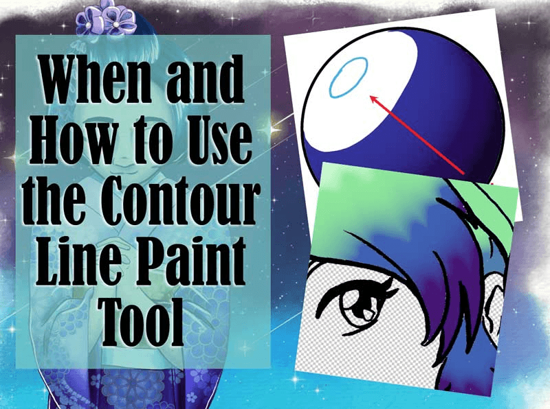 When and How to Use the Contour Line Paint Tool by LizStaley Make