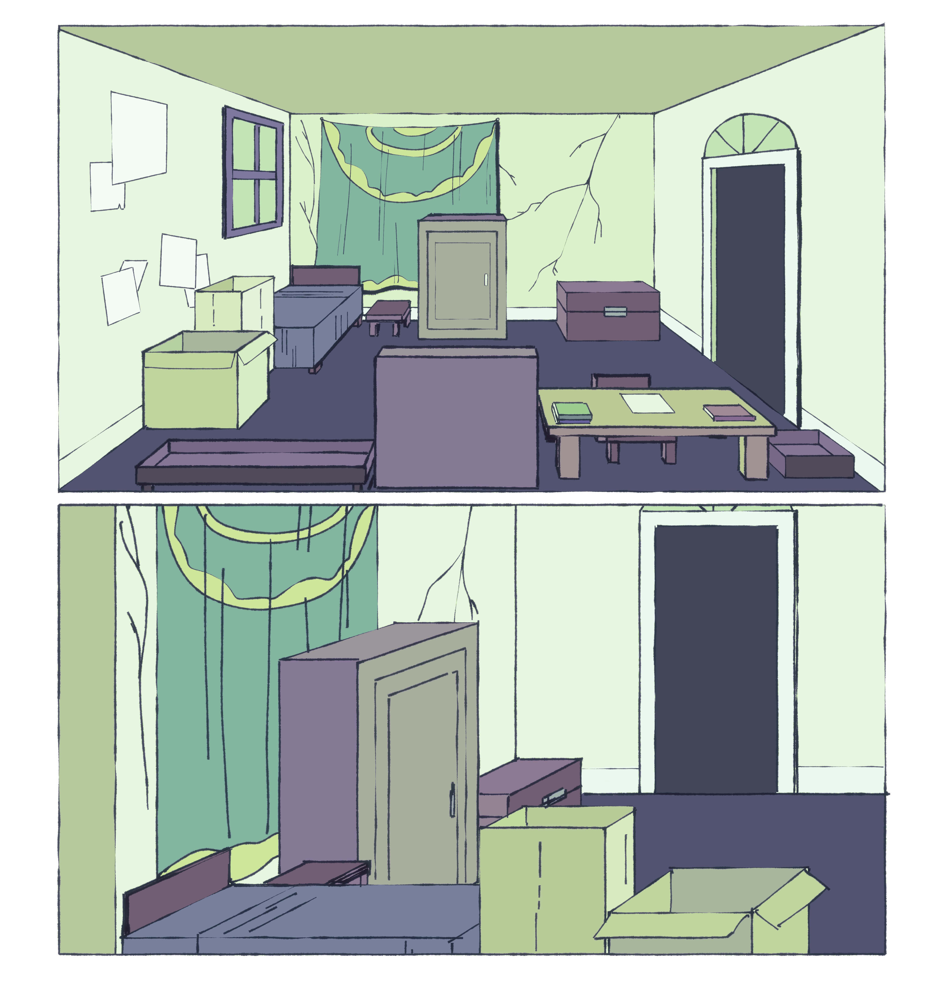 Drawing A Room From Multiple Angles By Vampbyte Clip Studio Tips