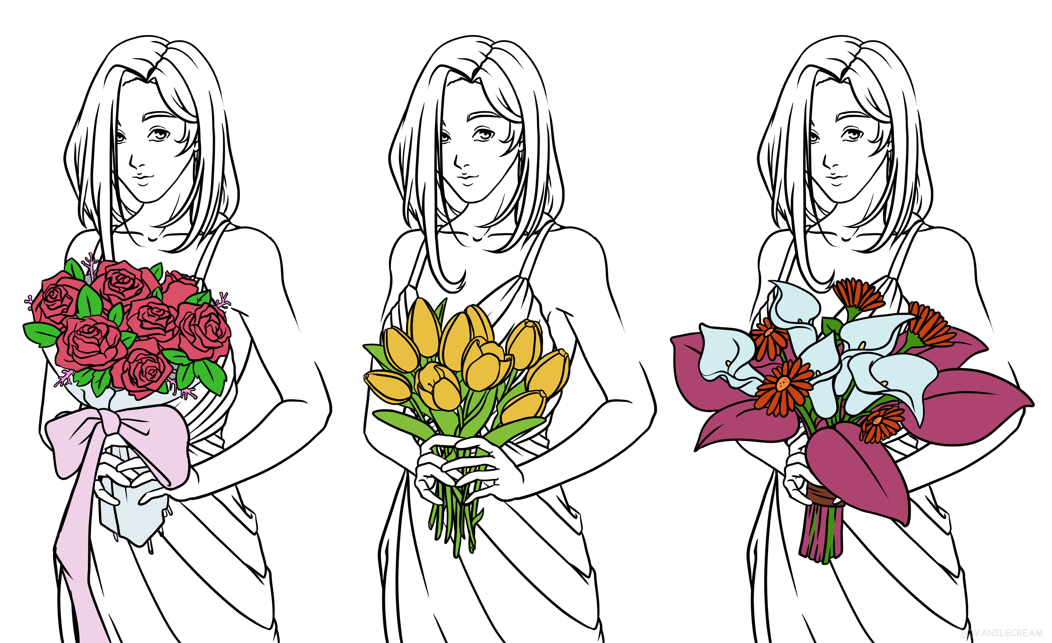 花の描き方 By Vanilecream Clip Studio Tips