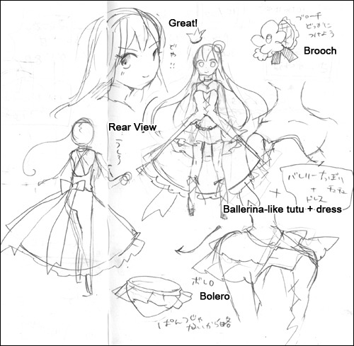 Part 2. Rough Sketch “Professional illustration tutorial: Azmaya