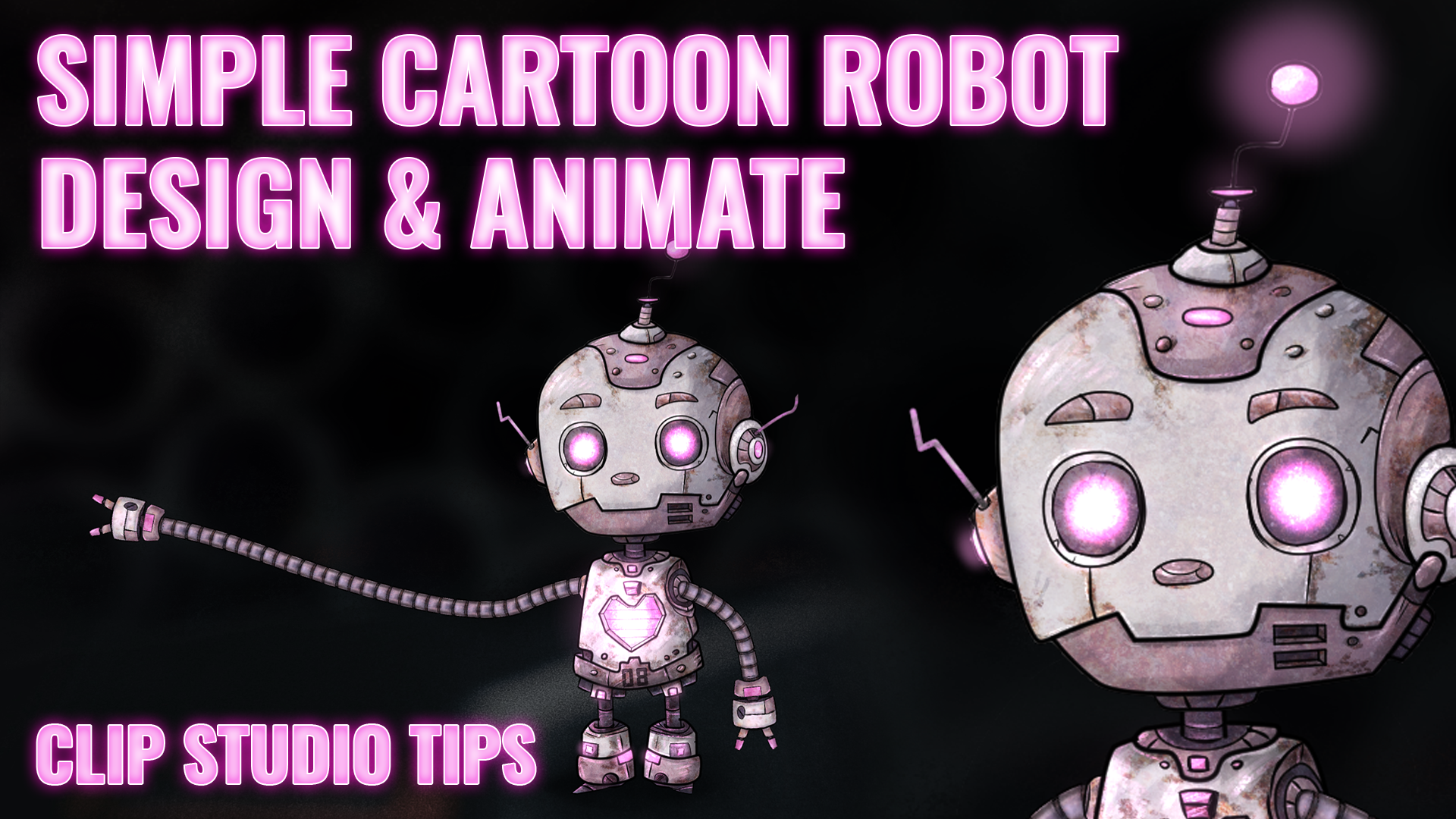 Robot cartoon store shows