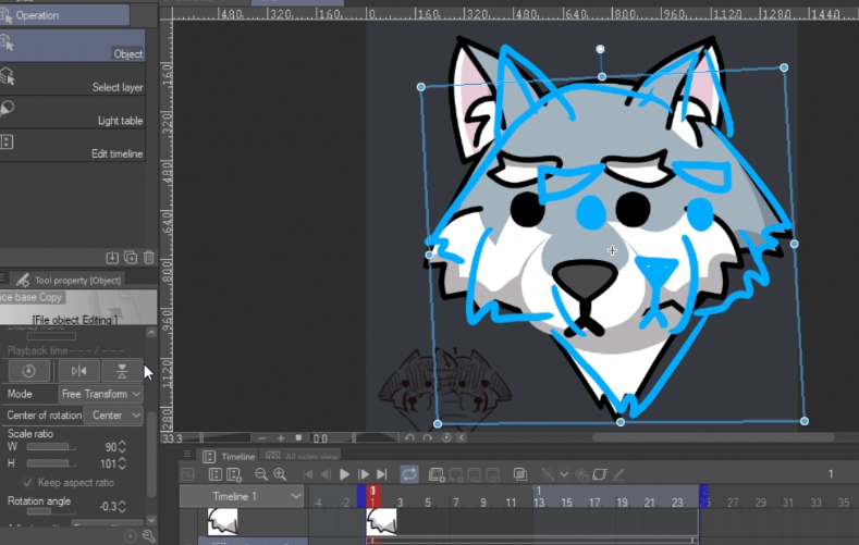 オオカミのエモートの作り方【PRO / EX対応】 by viciaia - CLIP 