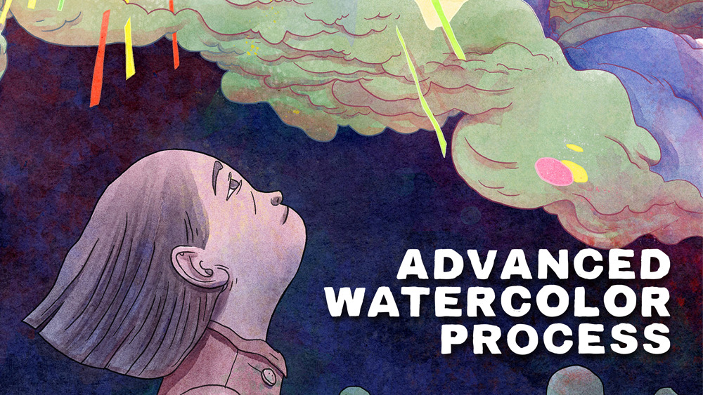 高度な水彩テクニックとプロセス 