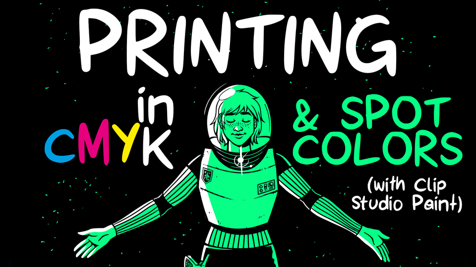 Printing in CMYK & Spot Colors “Making Comics the Weirdogs Way 3” by