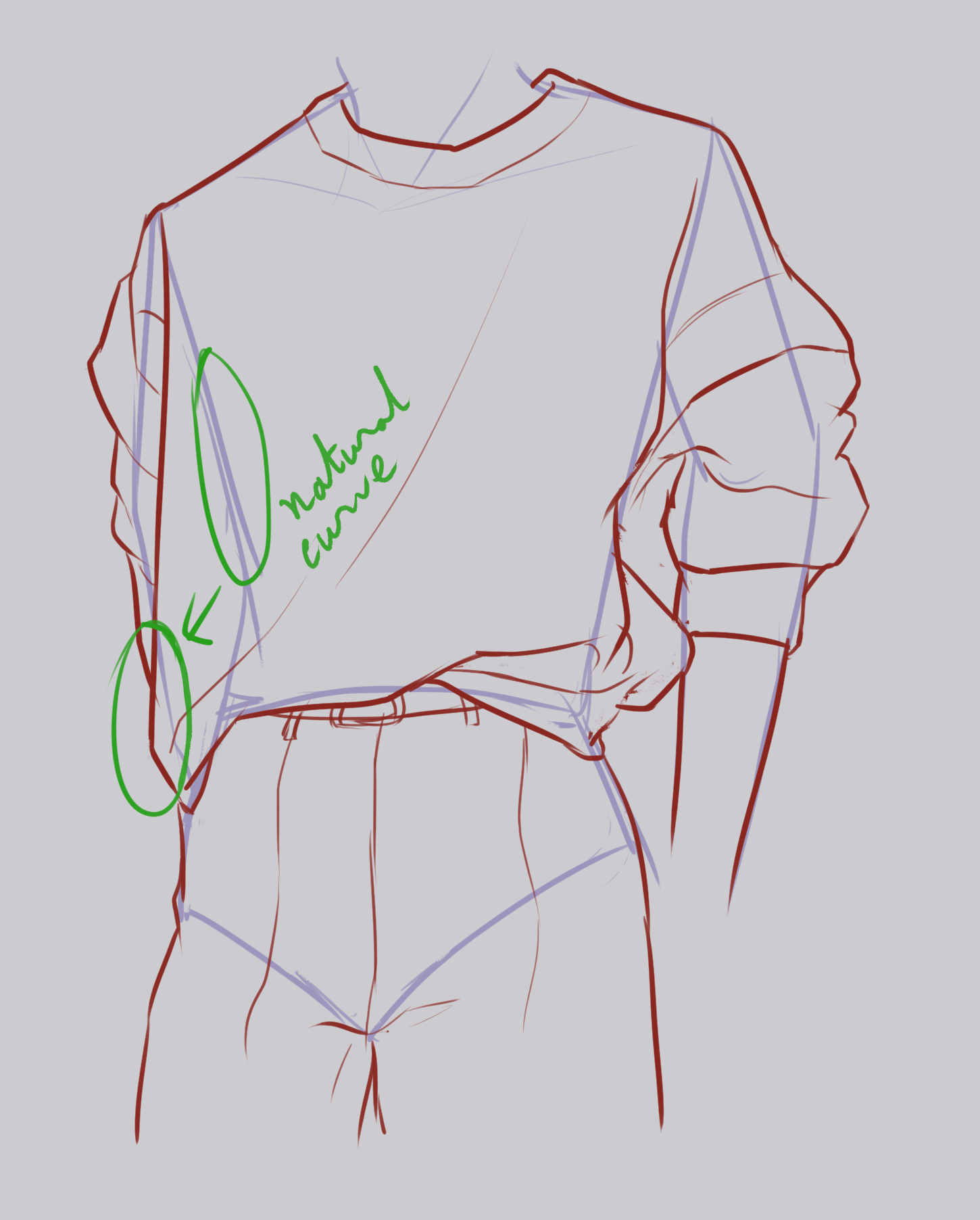 Clothing 2024 line sketches