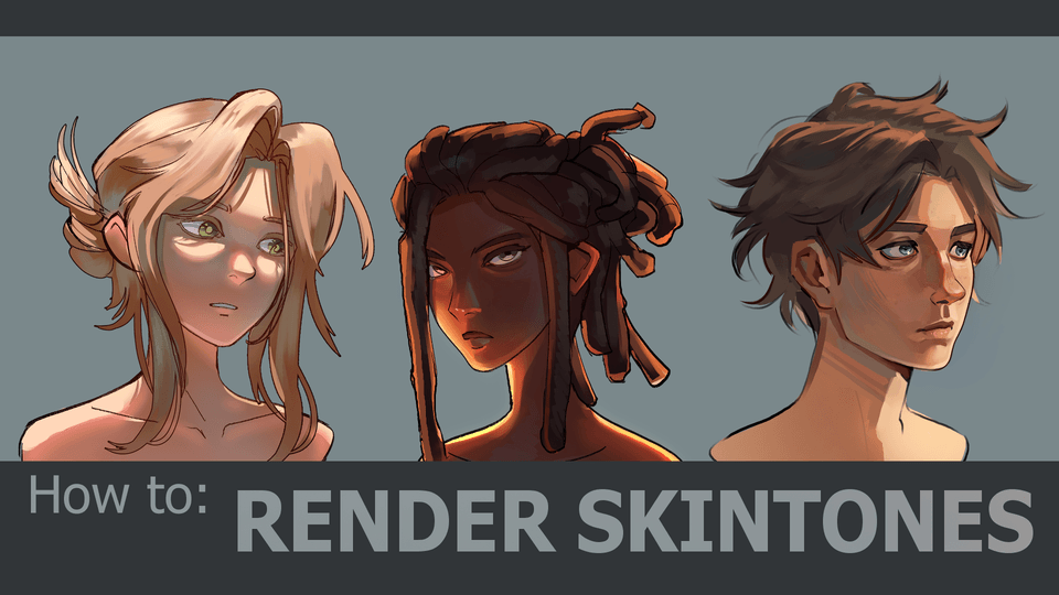 How to highlight and shade skin in different styles! by RandomGlaciers ...