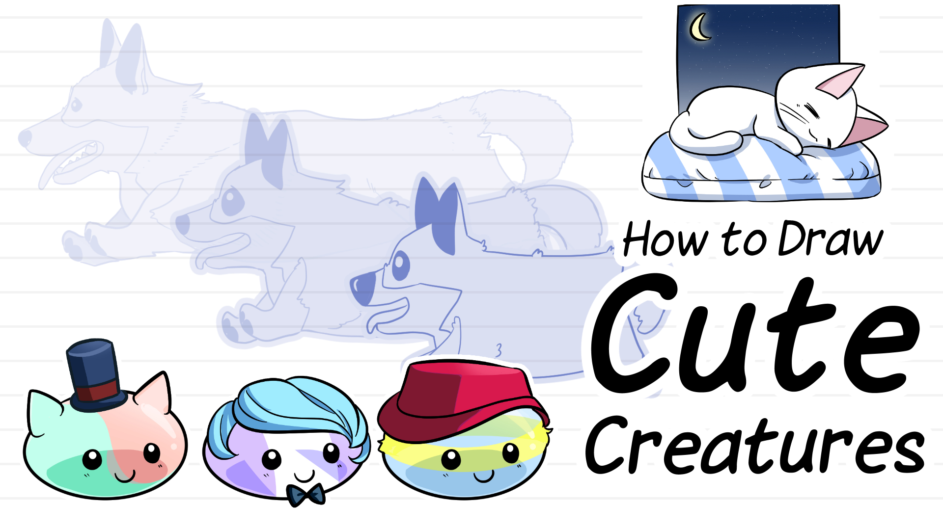 HOW TO DRAW A CUTE Panda KAWAII - how to draw an animal 