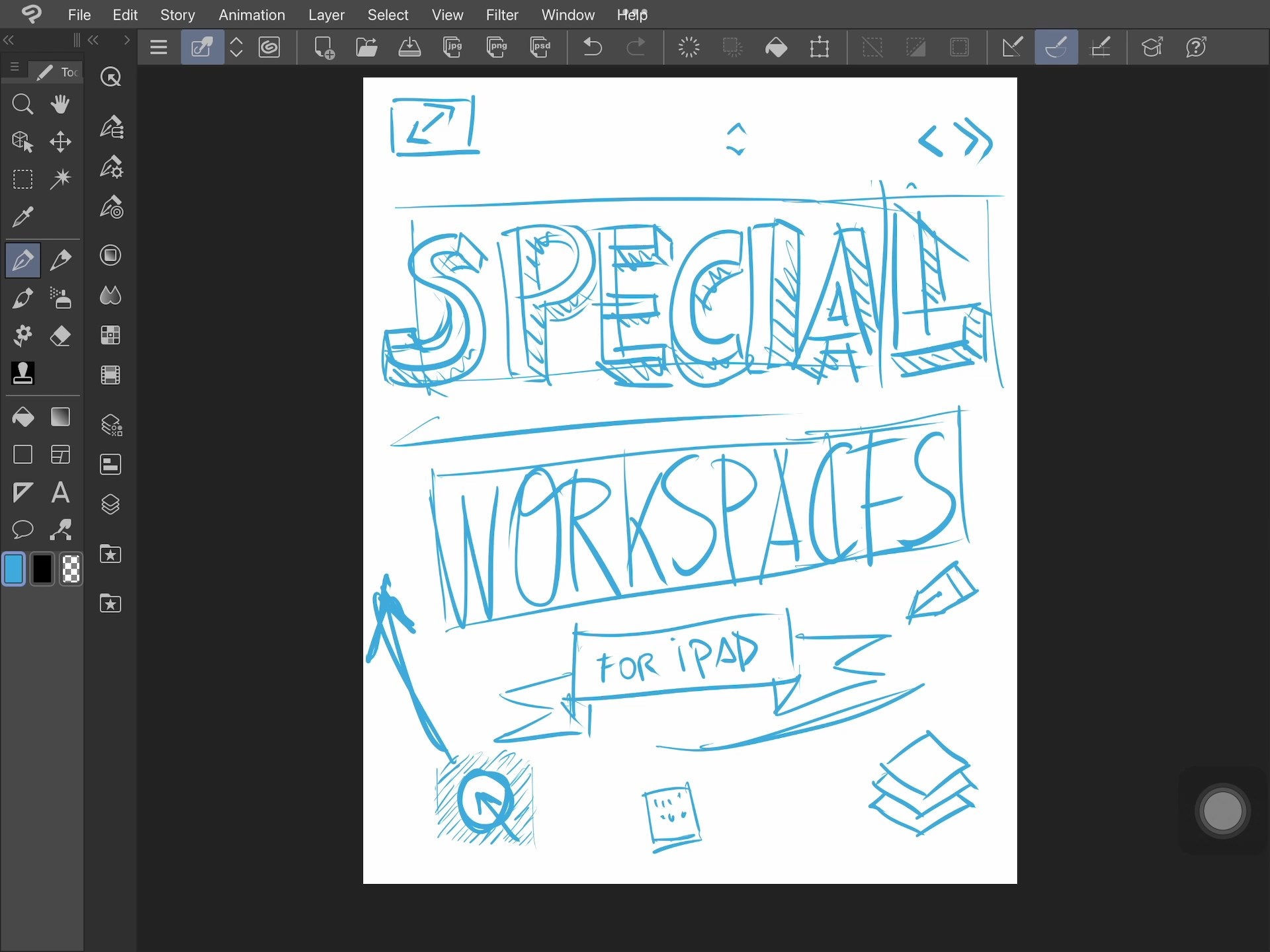 iPad专用工作区作者ED. - 绘画技巧| CLIP STUDIO TIPS