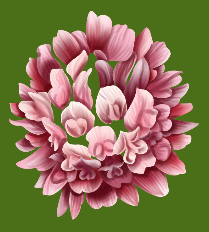 複雑な花の絵 By Kalancholic Clip Studio Tips