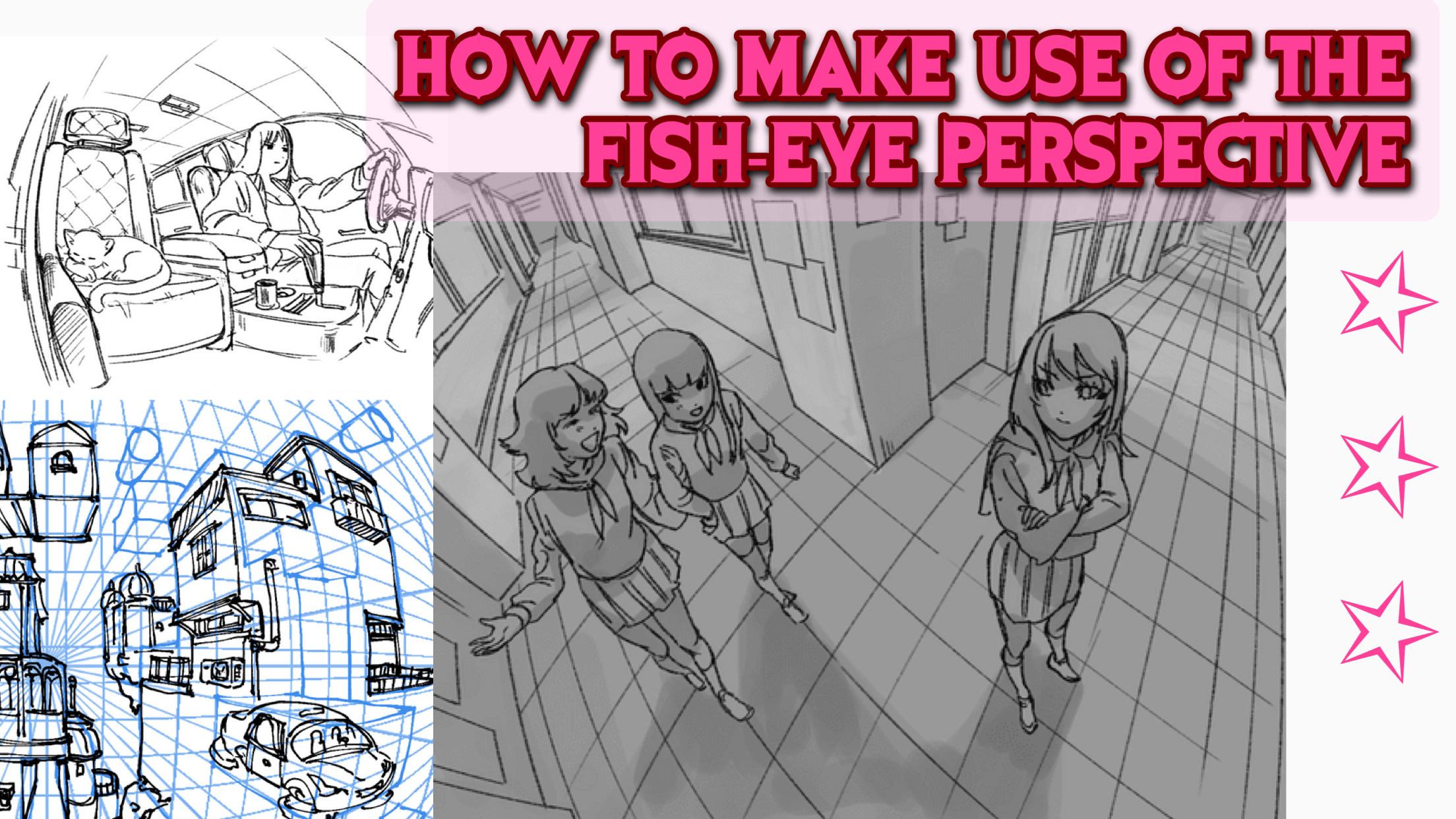 How To Draw a Scene In One Point Perspective