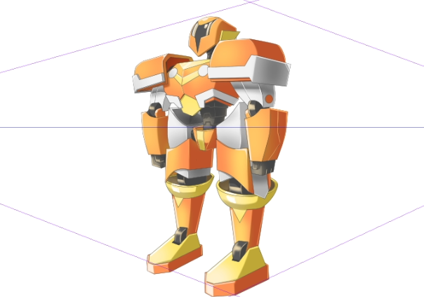 ヒューマノイドロボットの設計は定規ツールで簡単です By Viciaia Clip Studio Tips