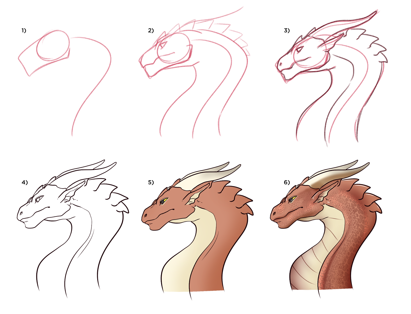 Drawing Dragons in Clip Studio Paint by HybridDragoness - Make better art