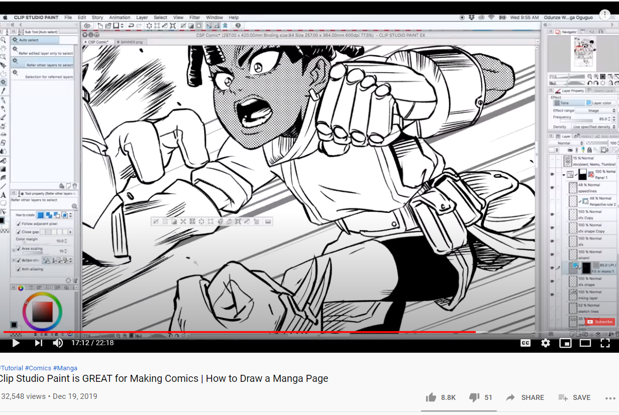 How to draw manga in Clip Studio Paint