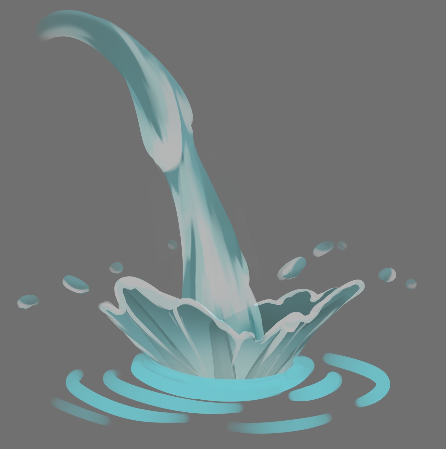 水教程 從水滴到自然界的水 申的藝術教程 10 By Shin S Corner Clip Studio Tips