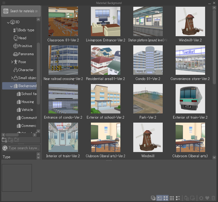 Using 3D Object Materials “3D controls #4” by ClipStudioOfficial 