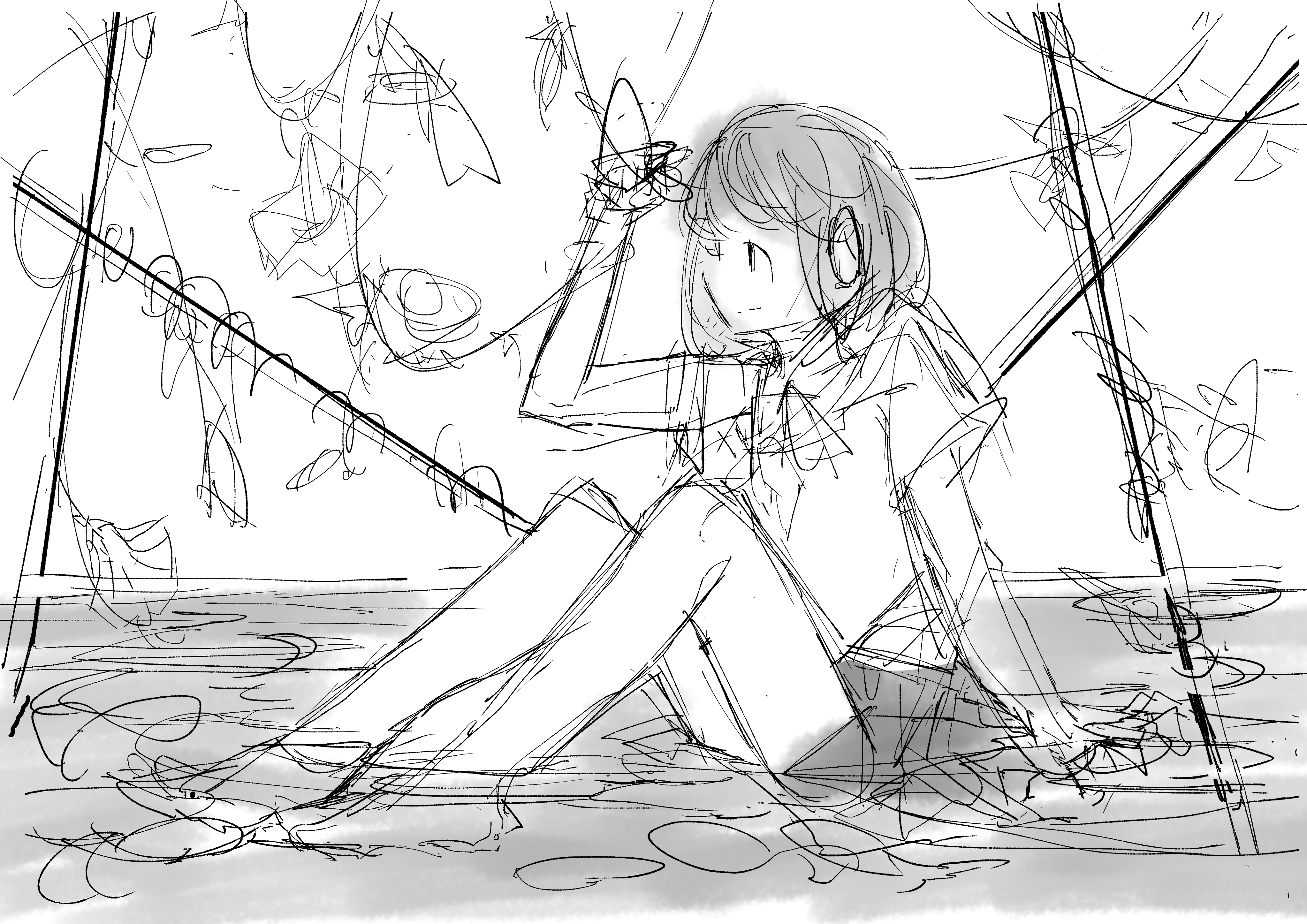 ブラシと素材のインクスタイル By Cicadafall晴時雨 Clip Studio Tips