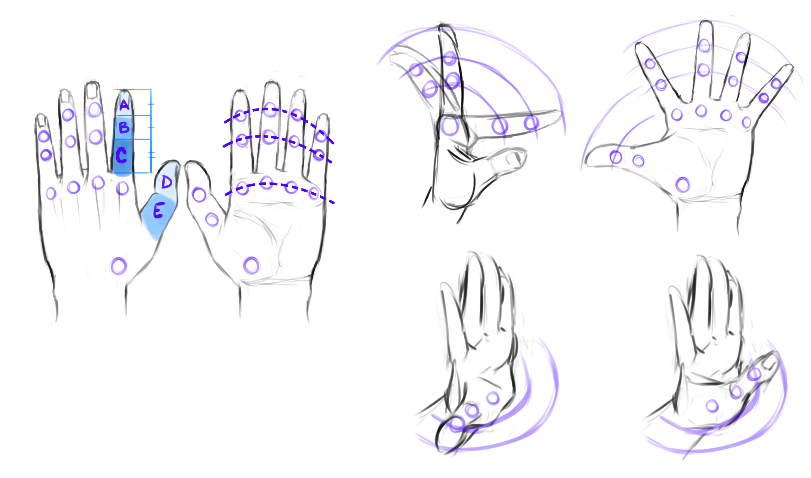 How I Draw Hands - The Basic Shapes and Details “Hand Tutorials #1” by  Spaceathes - Make better art