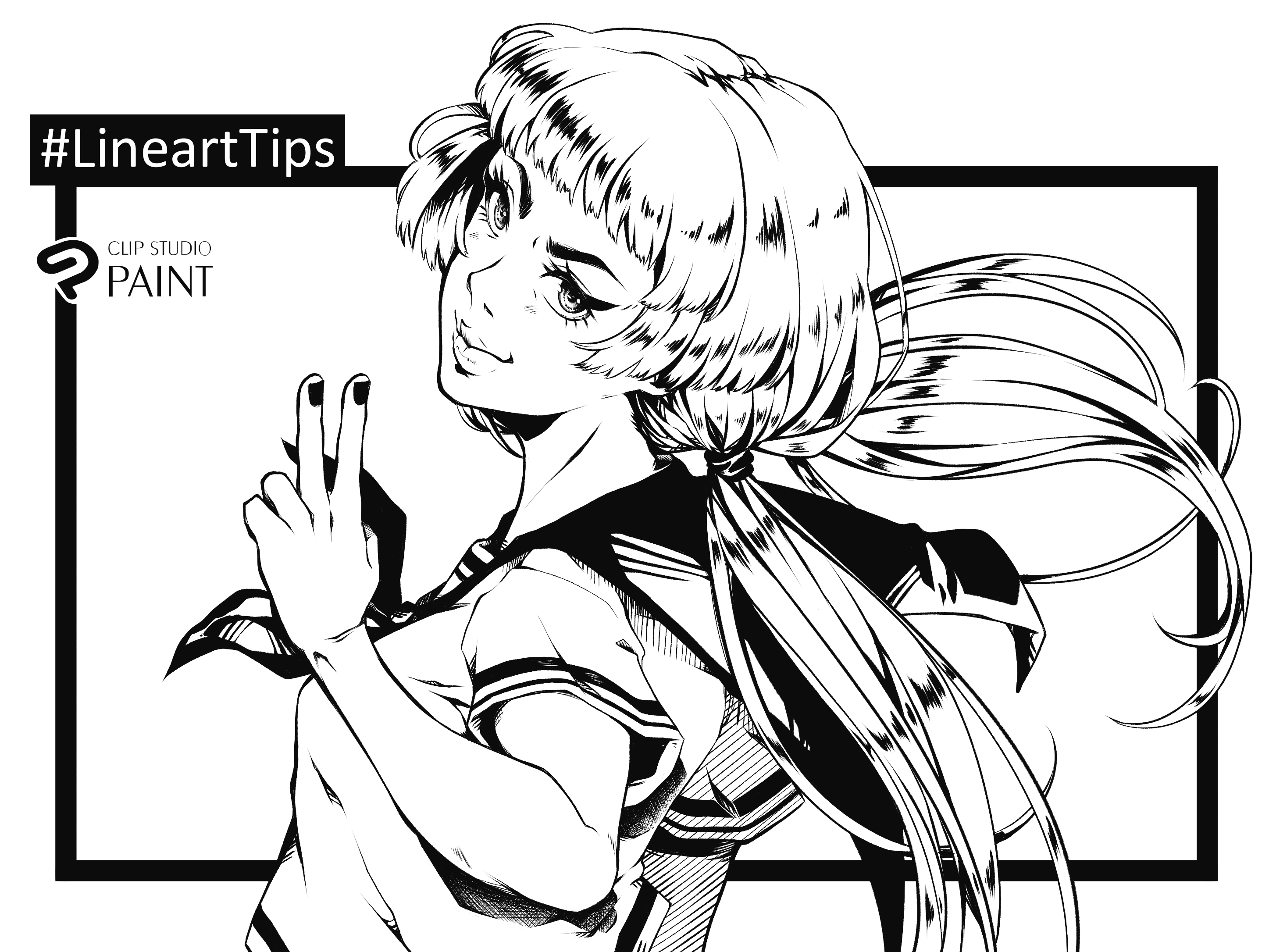 TIPS FOR LINEART AND INKS by kimetsubaki - Make better art | CLIP STUDIO  TIPS