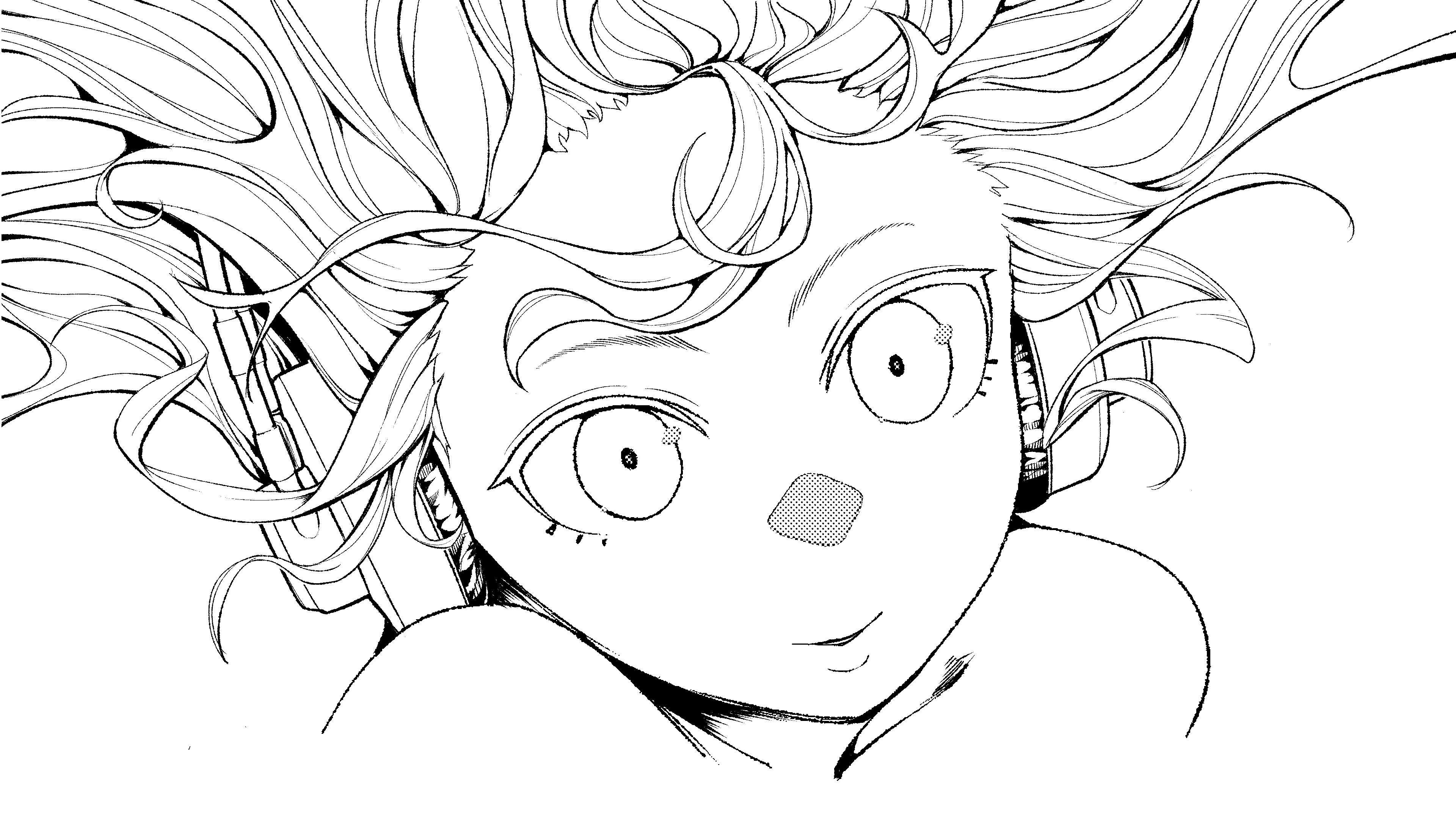 Tutorial on processing manga line art using filters “マンガの為の