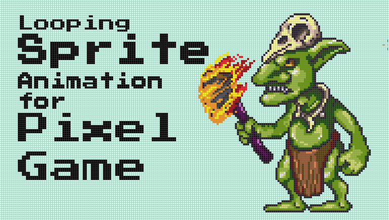 How To Make Looping Sprite Animation For Pixel Game By Babeoded Clip Studio Tips