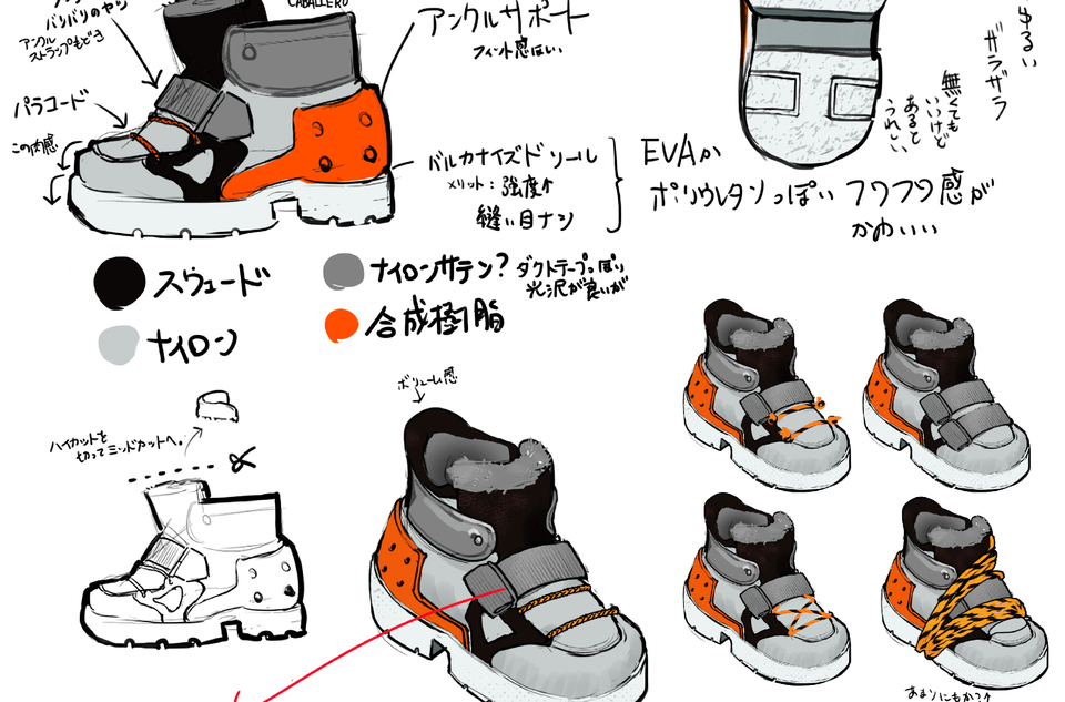 獨特的運動鞋設計 by Metosoik - 繪圖小技巧 | CLIP STUDIO TIPS