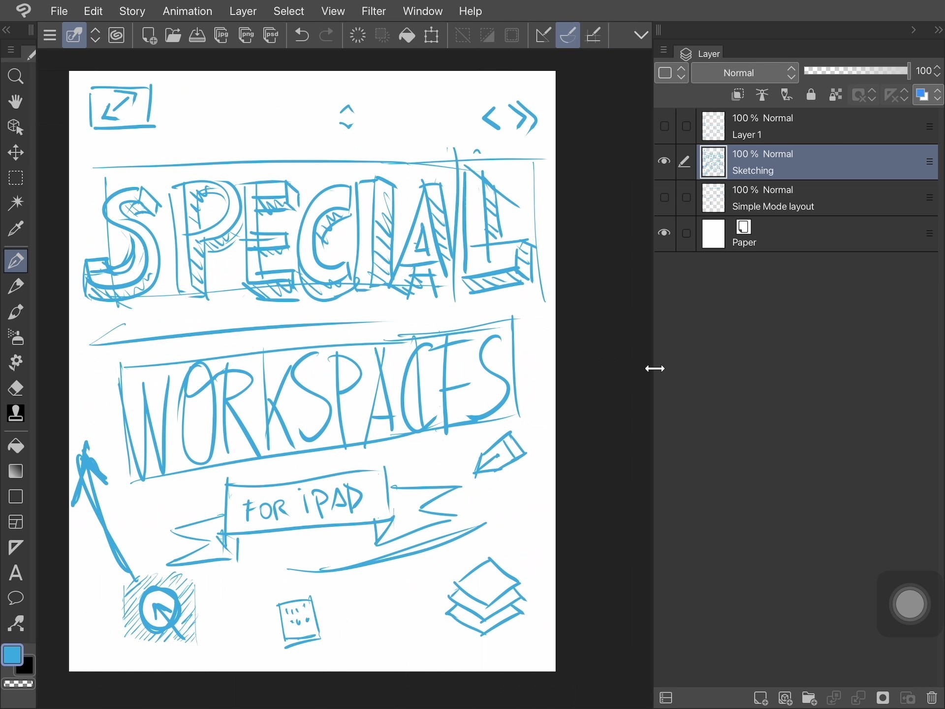 Redimensionar e Transformar MediBang Paint the free digital painting