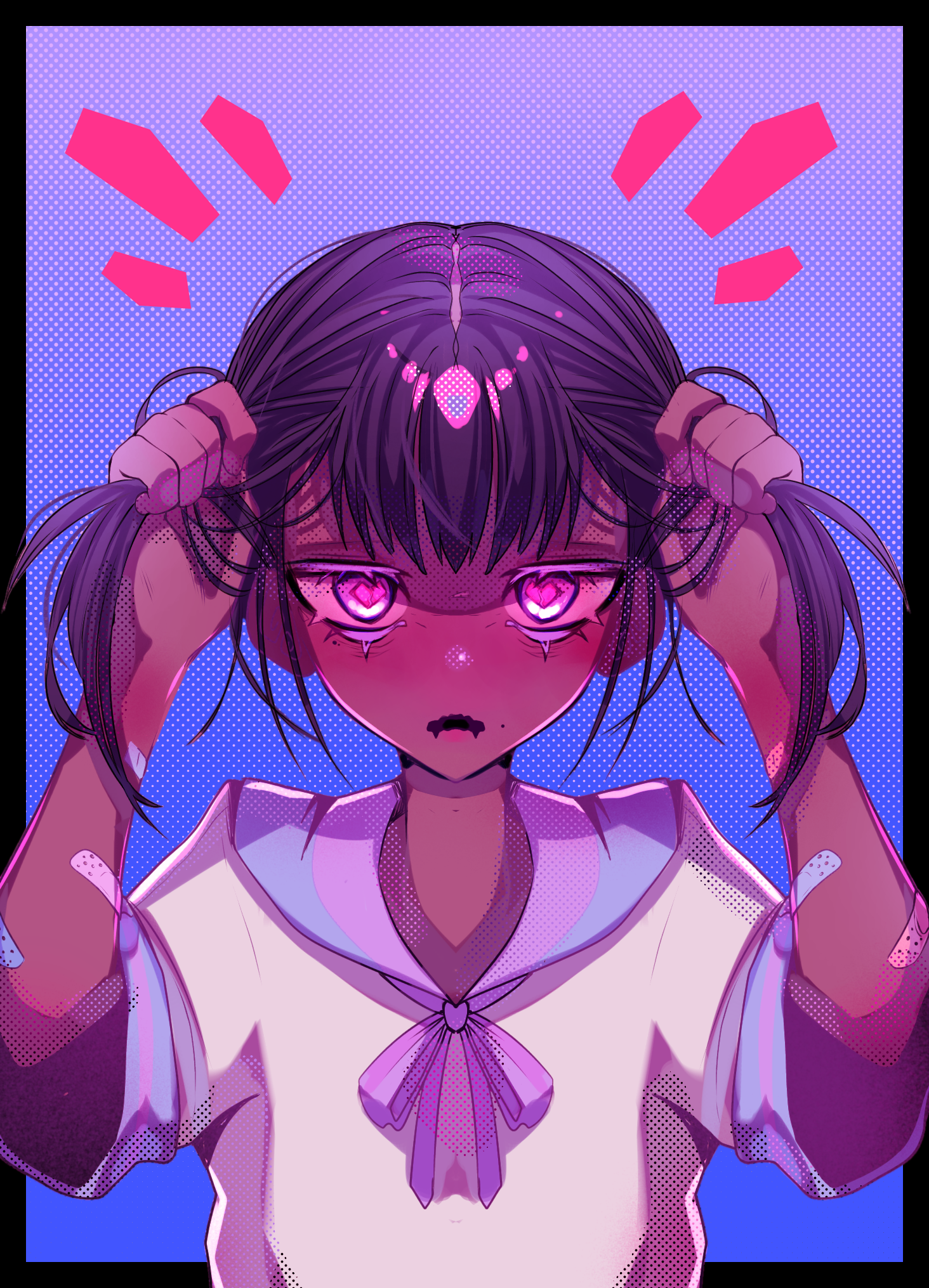 可愛い80年代アニメ映画ポスター風の作り方 by Yoru1984 - お絵かきの