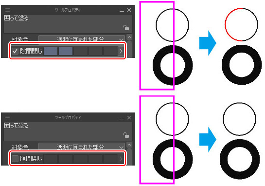 塗りつぶしツールを使いこなす 閉領域フィル ツール設定 色塗り 5 By Clipstudioofficial Clip Studio Tips