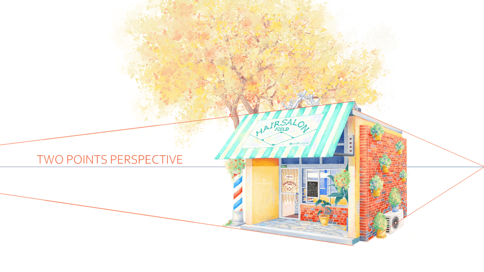 How to draw a Store front in Perspective by Cherrzart Make better art