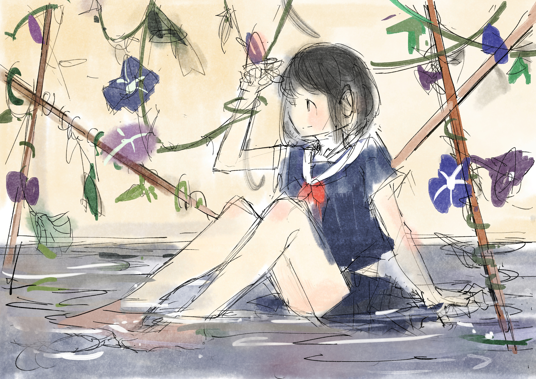 ブラシと素材のインクスタイル By Cicadafall晴時雨 Clip Studio Tips