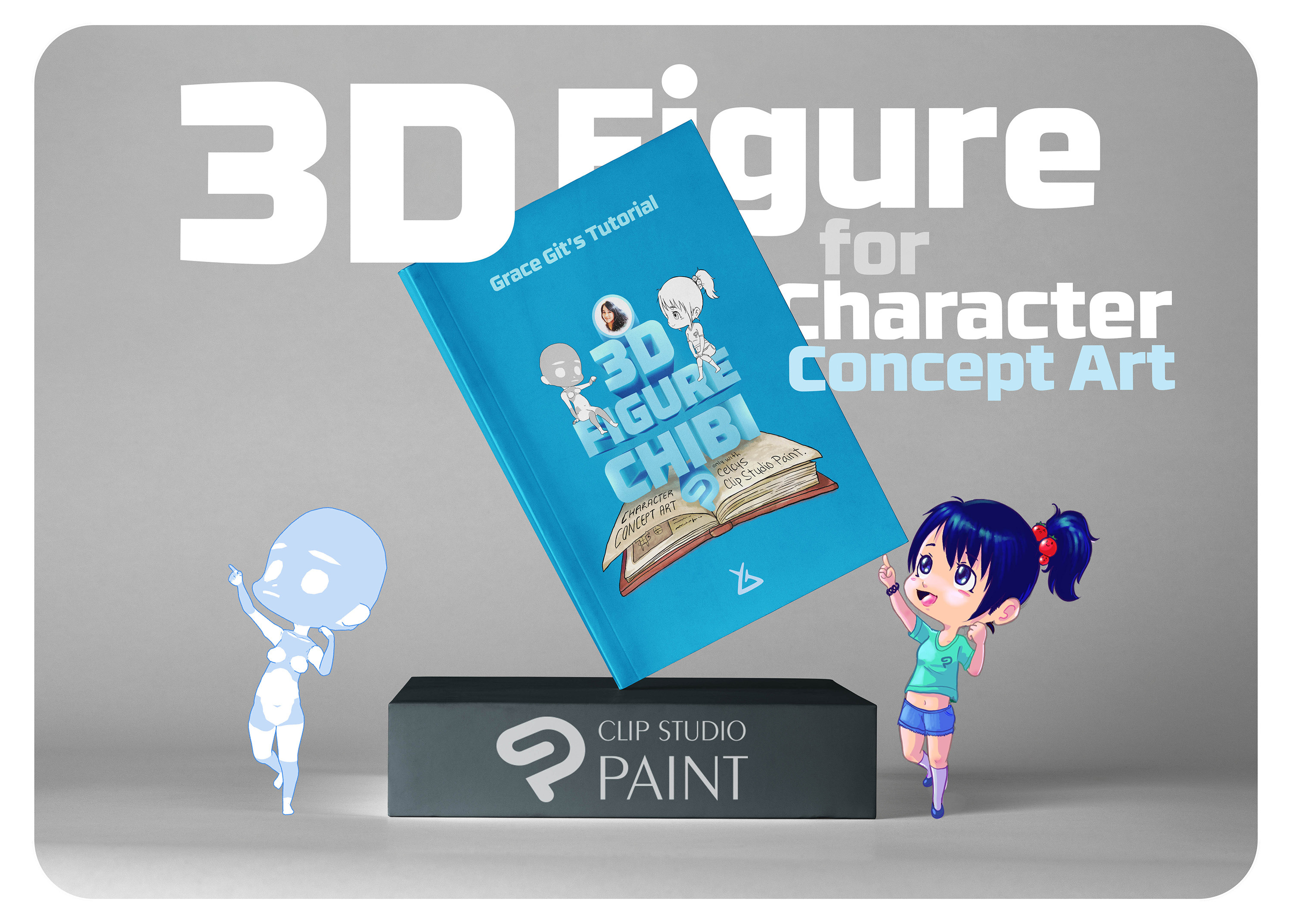 Figure 3d Pour Le Personnage De Chibi Par Gracegit Clip