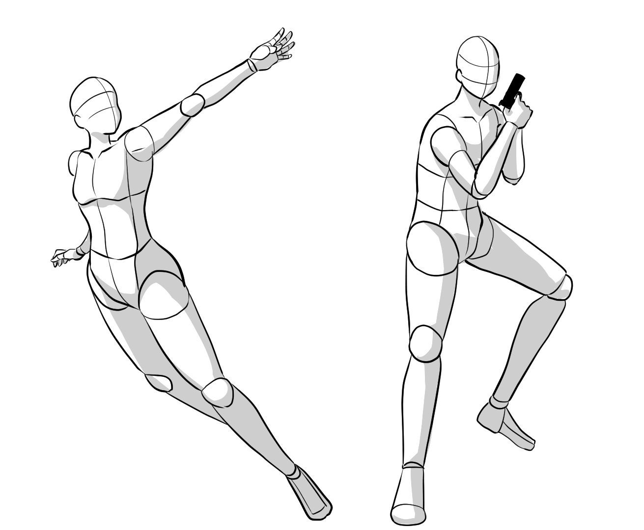 action poses for drawing