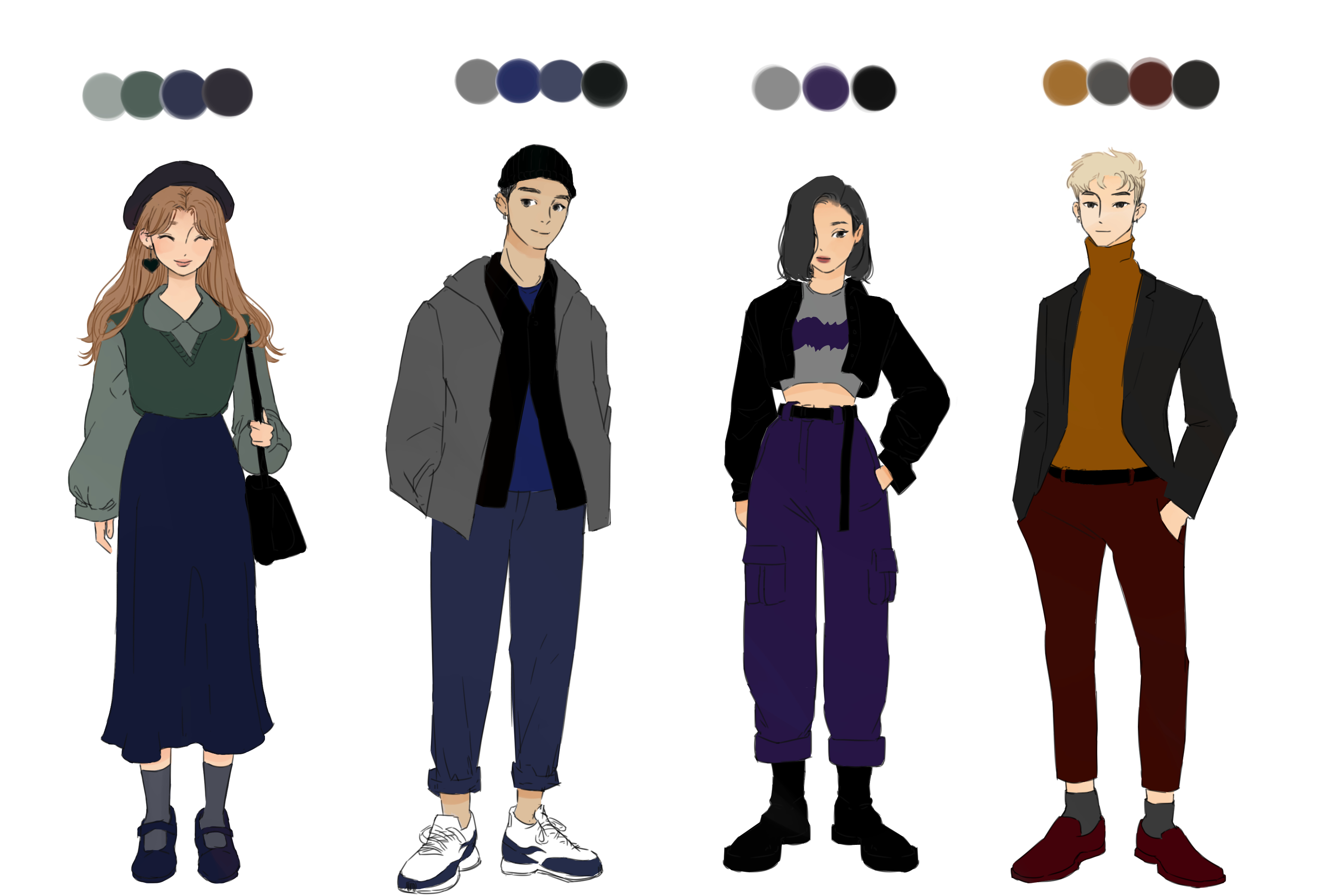 ファッション洋服デザイン(キャラクター可)