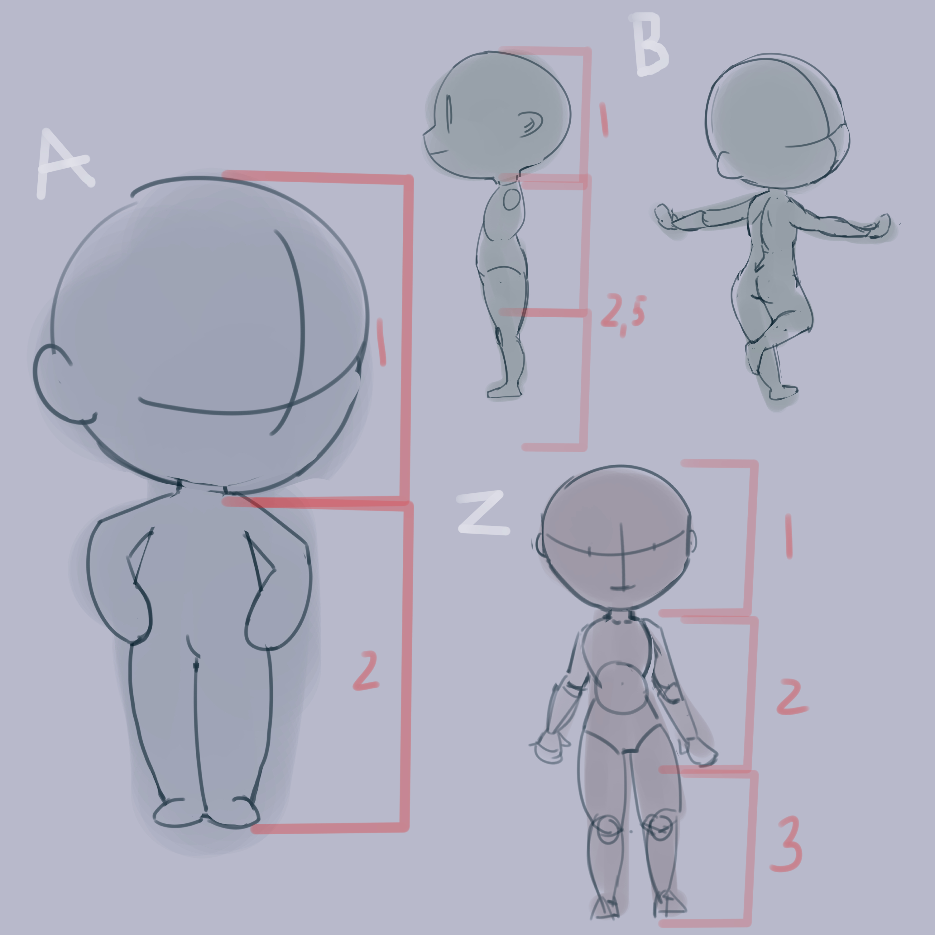 Male Chibi Body Base