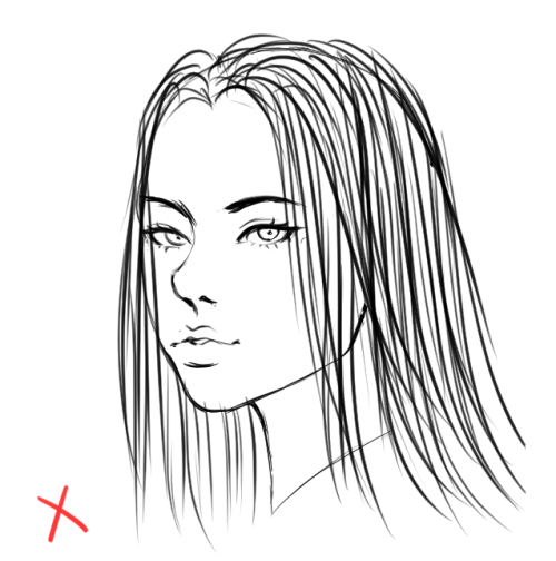 Conceptos básicos de dibujar el cabello por Tesscatt - Tutoriales en  comunidad | CLIP STUDIO TIPS