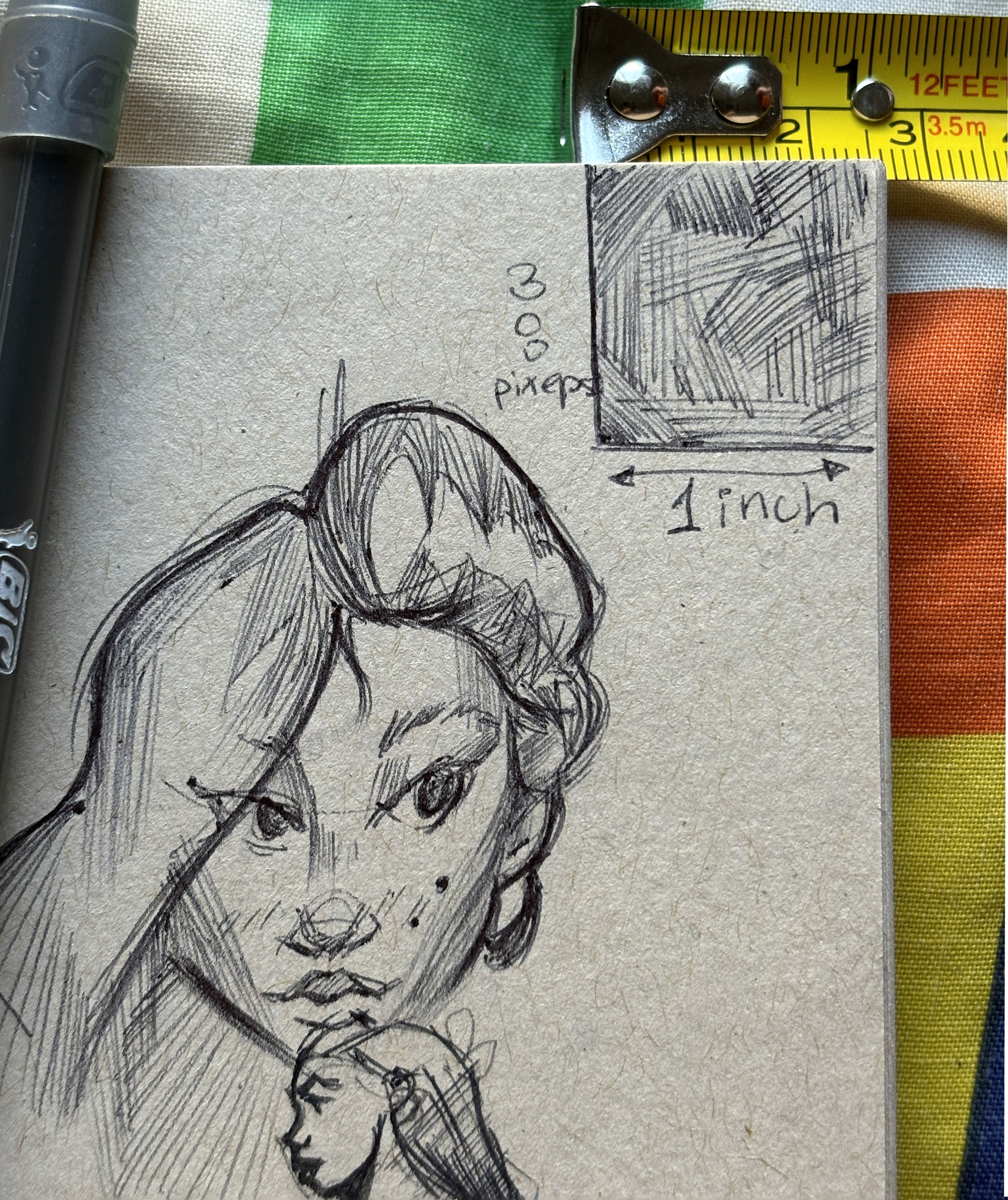 Scanner Drawing Easy With Pencil