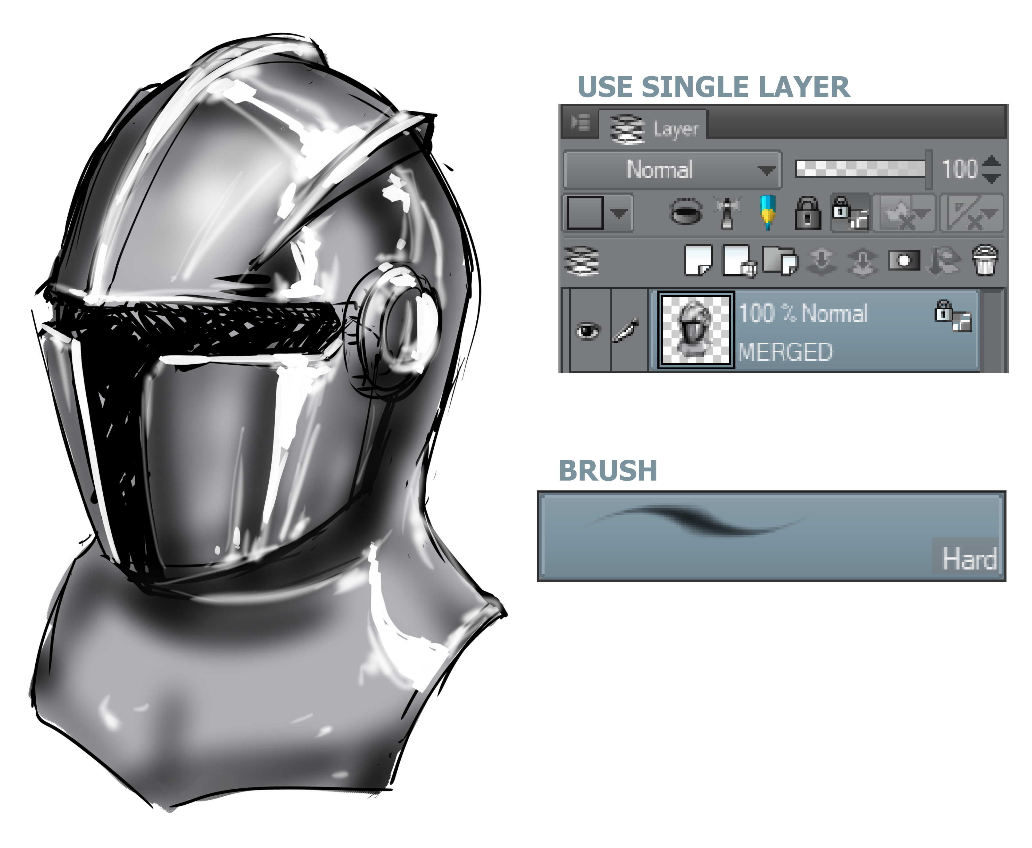 金属材料をペイントする方法 機械設計 1 By Awanndus Clip Studio Tips