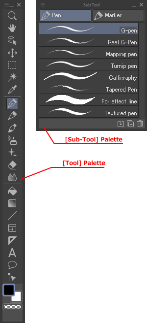 Customizing tools “Tool settings/coloring #1” by ClipStudioOfficial ...