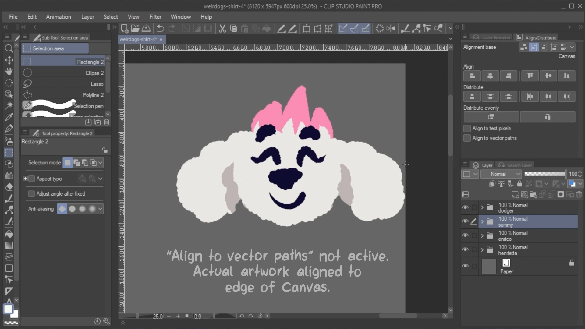 如何以及何时使用对齐与分布功能“以怪狗的方式制作漫画#11” 作者simonwl - 绘画技巧| CLIP STUDIO TIPS