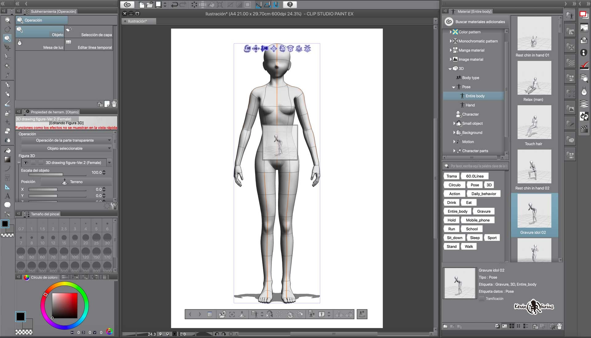 How To Use The 3d Poses In Clip Studio Paint 3d Clip Studio Paint 1 By Kevinfarias Clip Studio Tips